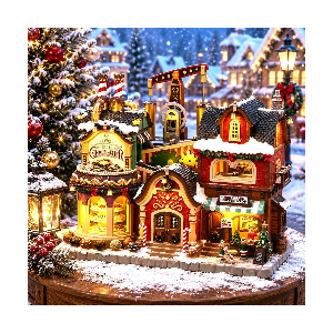 Lemax - The Holly Jolly Chocolatier & Mrs. Claus Coffee Shop