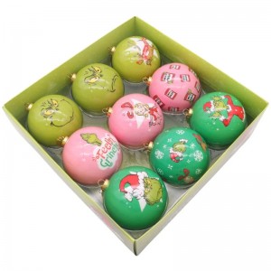 KURT S. ADLER - Set 9 Palline Natalizie Grinch