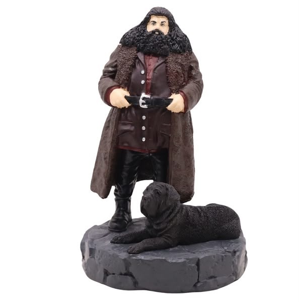 KURT S. ADLER - Statua Hagrid con Thor - H 19 cm
