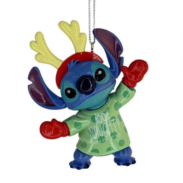KURT S. ADLER - Stitch con Maglione e Corna da Renna