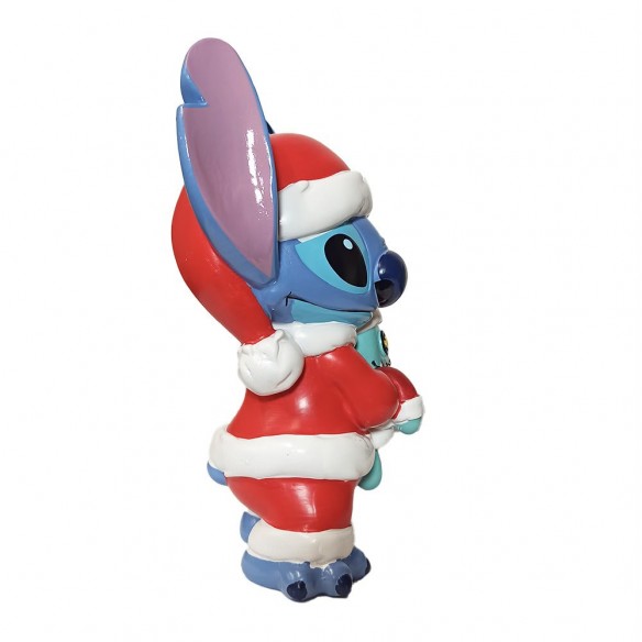 KURT S. ADLER - Statua Stitch Babbo Natale con Scrump - H 20,5 cm