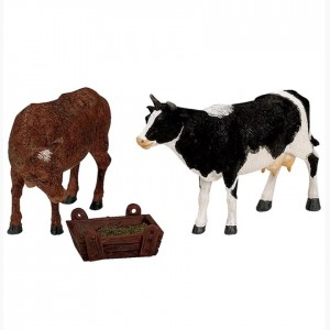 Lemax - Feeding Cow & Bull